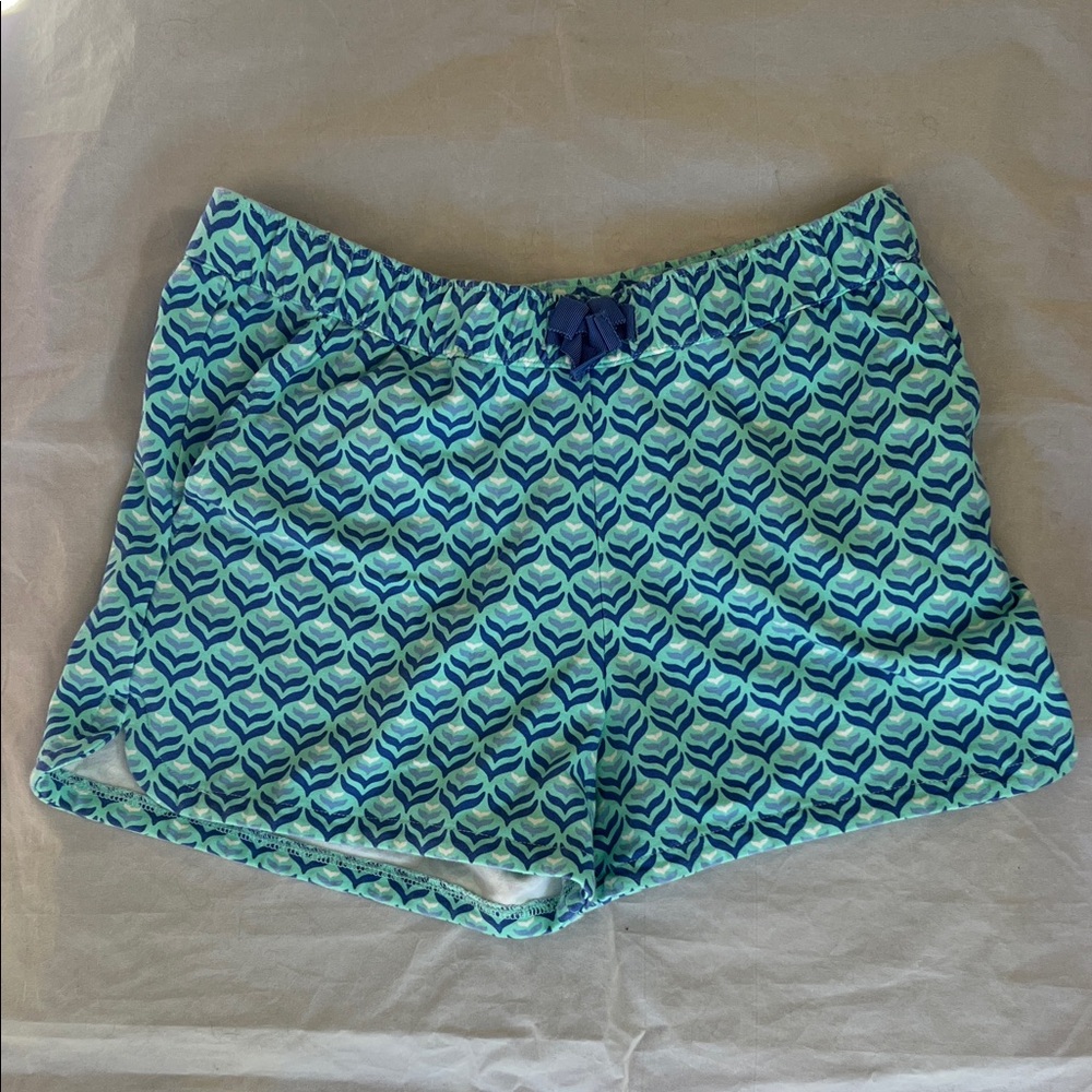 Vineyard Vines Blue Patterned Women's Shorts, Size M